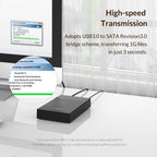 ORICO 3599U3 2.5 / 3.5-Inch Portable Hard-Drive Enclosure, EU Plug, EU Plug