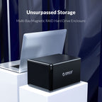 ORICO NS200C3 3.5 inch 2 Bay Type-C Hard Drive Enclosure, NS200C3