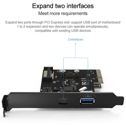ORICO PA31-AC 2 Port USB3.1 PCI-E Adapter