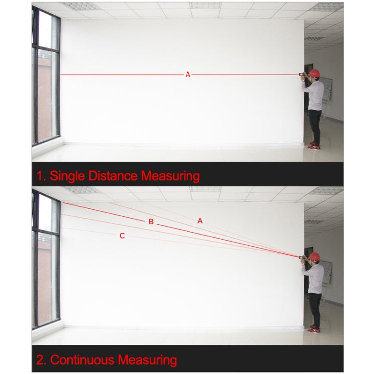 SNDWAY SW-T10S Laser Digital Mini Rangefinder Laser Ruler