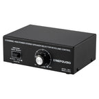 B051 2 Input And 1 Output Power Amplifier And Speaker Selection Switcher Output With Volume Adjustment 2 Power Amplifiers Audio Switcher Switch Distribution Comparator, B051