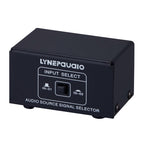 B101 2 In 1 Out (1 In 2 Out) Audio Source Signal Selection Switcher Computer Speaker  RCA Lossless Audio Source Switcher, B101