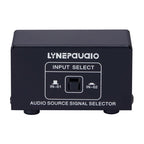 B101 2 In 1 Out (1 In 2 Out) Audio Source Signal Selection Switcher Computer Speaker  RCA Lossless Audio Source Switcher, B101