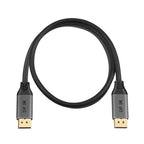 DisplayPort 1.4 8K HDR 60Hz 32.4Gbps DisplayPort Cable for Video / PC / Laptop / TV, Cable Length: 1m, 1m