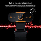 312 1080P HD USB 2.0 PC Desktop Camera Webcam with Mic, Cable Length: about 1.3m, Regular, with Tripod, Anti-peep