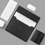 Litchi Pattern PU Leather Waterproof Ultra-thin Protection Liner Bag Briefcase Laptop Carrying Bag for 13-14 inch Laptops, For 13-14 inch