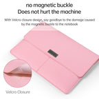 Litchi Pattern PU Leather Waterproof Ultra-thin Protection Liner Bag Briefcase Laptop Carrying Bag for 13-14 inch Laptops, For 13-14 inch