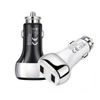YSY-312 18W Portable QC3.0 Dual USB Mobile Phones and Tablet PCs Universal Car Charger, Car Charger