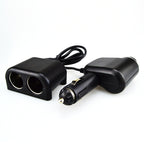 Car Sockets Car Cigarette Lighter Adapter Splitter Set 2 USB Car Charger 12V / 24V Car Styling Accessories Interior Parts, 1526