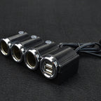 Car Cigarette Lighter Socket Splitter Dual USB Port Car Charger 3-Way Adapter, 1503