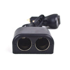 Cigarette Lighter Adapter 2 Socket Cigarette Lighter Splitter with LED Voltage Display USB Car Charger Adapter, 2 Socket