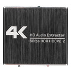 AY78V20 4K 60Hz HDMI 2.0 Audio Splitter 5.1 ARC HD-MI Audio Extractor HDCP 2.2 HDR10 Audio Converter 4K HD-MI Optical TOSLINK SPDIF
