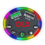 F9 Car MP3 Modulator Player Wireless Hands-free Audio Receiver Dual USB Fast Charger FM Transmitter Car Kit, F9