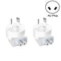 2 PCS XJ01 Power Adapter for iPad 10W 12W Charger & MacBook Series Charger, AU Plug, AU Plug