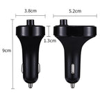 X1 Car Handsfree Kit FM Transmitter Wireless Audio Receiver MP3 Player Dual USB Fast Charger, X1