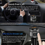 C57 QC3.0 Wireless FM Transmitter Fast Car Charger Bluetooth 5.0 Hands-free Car Modulator USB Flash Memory MP3 Player, C57