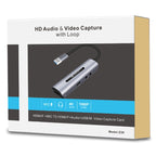Z39 HDMI / F + Microphone HDMI / F + Audio + USB 4K Capture Card, Support Windows Android Linux and MacOS Etc, Z39