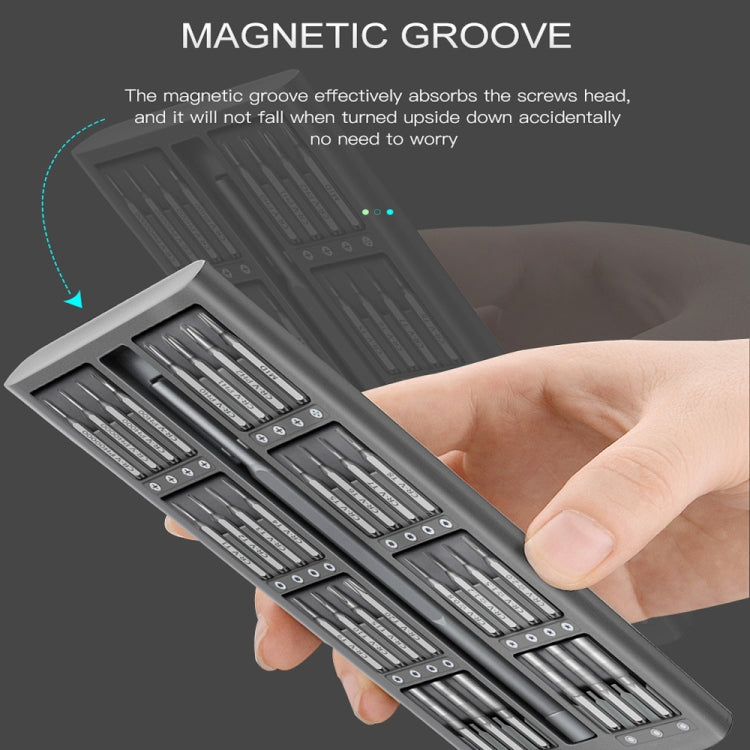 A63 63 in 1 Screwdriver Set Mobile Phone Tablet Computer Disassembly and Maintenance Tool, A63 63 in 1