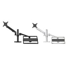 OL-3S Aluminum Height Adjustable Desktop Computer Stand for 17-32 inch and 12-17 inch Monitor, OL-3S