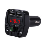 C4 Bluetooth MP3 Hands-free Car Device LCD FM Transmitter Dual USB Charger, C4