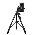 211N Aluminum Tripod Mount with Bluetooth Remote Control & 3-Way Head & Phone Clamp, VCT-211N