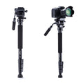YUNTENG VCT-558 Camera Monopod + Fluid Pan Head + Unipod Holder, VCT-558