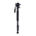YUNTENG VCT-558 Camera Monopod + Fluid Pan Head + Unipod Holder, VCT-558