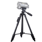 YUNTENG VCT-5218 Aluminum Tripod Mount with Bluetooth Remote Control & 3-Way Head & Phone Clamp, VCT-5218