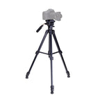 YUNTENG VCT-691 Aluminum Tripod Mount with Fluid Drag Head, VCT-691