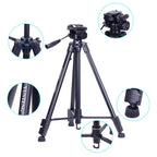 YUNTENG VCT-590 Aluminum Tripod Mount with Fluid Drag Head, VCT-590