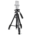 YUNTENG VCT-80 Aluminum Tripod Mount with Damping Ballhead, VCT-80