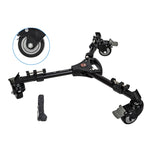 YUNTENG 901 Aluminium Alloy Camera Tripod Foot Wheel Tripod Pulley Base, Load 30KG, 901