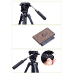 YUNTENG 860 Aluminum Tripod Mount with Fluid Drag Damping Ballhead, 860