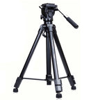 YUNTENG VCT-998 Aluminum Tripod Mount with Fluid Drag Head, VCT-998