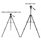 YUNTENG VCT-998 Aluminum Tripod Mount with Fluid Drag Head, VCT-998