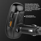 BT29 Color Screen Car Multi-functional Mp3 Player Multi-language Aux Out Card Bluetooth Adapter, BT29