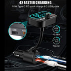 T67 Bluetooth 5.0 Car MP3 Music Player FM Modulator Transmitter Wireless AUX Adapter Hands-free, T67