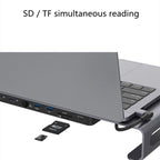 9-in-1 Multifunction Type-C Docking Station HUB Adapter