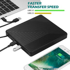 USB 3.0 & Type-C DVD Drive Player External Optical Drive