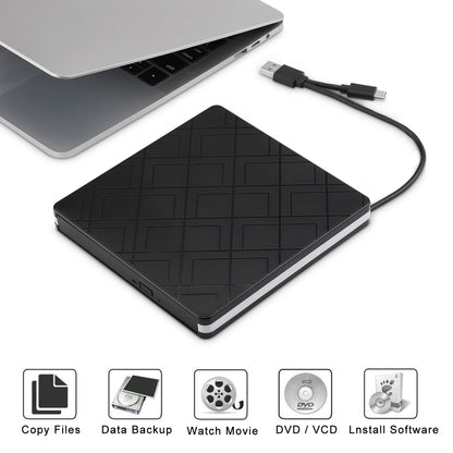 Type-C DVD Burner External Optical Drive
