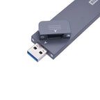 NVME M.2 SSD Enclosure, Support 2230/2242/2260/2280 M.2 SSD