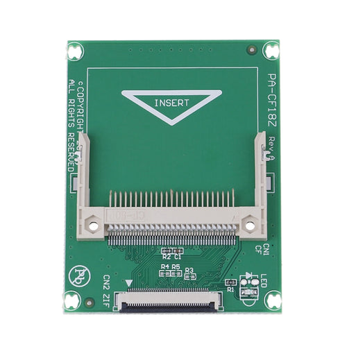1.8 Inch 50 Pin Compact Flash CF Memory Card to ZIF/CE SSD HDD Adapter Card