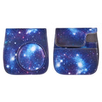 Full Body Camera PU Leather Case Bag with Strap for FUJIFILM instax mini 9 / mini 8+ / mini 8, Universe Pattern