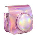 Aurora Oil Paint Full Body Camera PU Leather Case Bag with Strap for FUJIFILM instax mini 9 / mini 8+ / mini 8