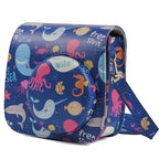 Ocean World Pattern Full Body Camera PU Leather Case Bag with Strap for FUJIFILM instax mini 9 / mini 8+ / mini 8, Ocean World Pattern