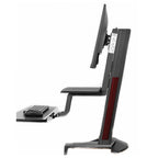 NORTH BAYOU NB L80 Dual Tray Stand Desk Table Clamp LCD Monitor Mount for 17-32 inch, L80