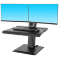 NORTH BAYOU NB L100 Sit-Stand Workstation Desk Table Clamp Dual LCD Monitor Mount For 22-27 inch, L100