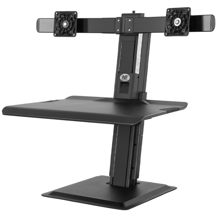 NORTH BAYOU NB L100 Sit-Stand Workstation Desk Table Clamp Dual LCD Monitor Mount For 22-27 inch, L100