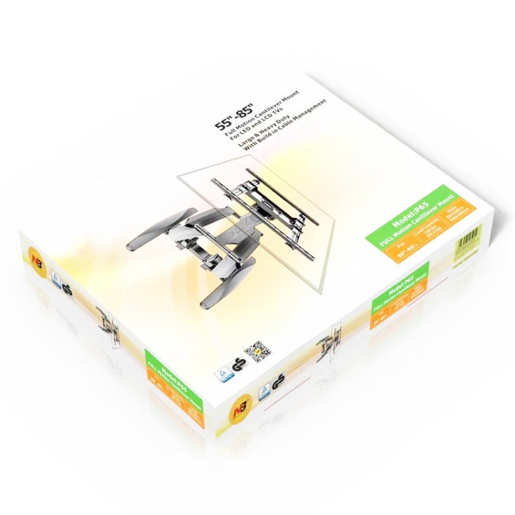 NORTH BAYOU NB P65 All-moving Cantilever Mount Swivel TV Wall Bracket for 55-85 inch  LED / LCD, P65