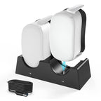 For Oculus Quest 2 VR Charging Stand VR Accessories Host Storage Bracket Double Charging Stand, VR Charging